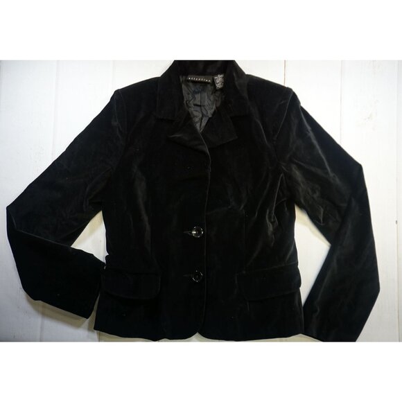 attention Jackets & Blazers - Attention Women’s Black Velour Jacket - Size 10